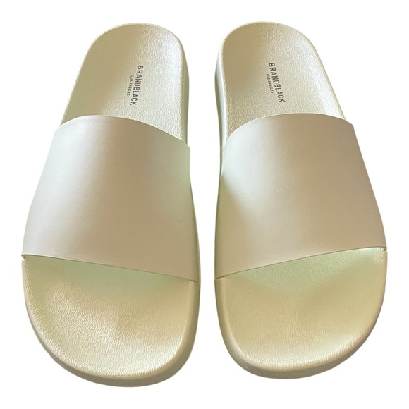 NWT-BRANDBLACK LIS ANGELES-KASHIBA LUX-WOMENS SLIDES-SIZE 7.5 - Picture 1 of 7